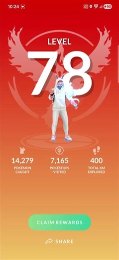 REACHING LEVEL 78 IN POKÉMON GO!