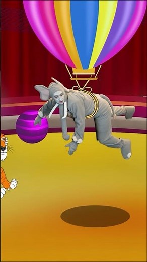 Um Elefante Voador?! 🐘✨ Cinderela e o Elefante Mágico | Conto Para Crianças | #shorts