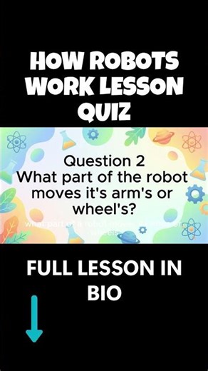 ROBOT QUIZ! 🤖| How Do Robots Work (Kids) #scienceforkids #stemforkids #scientistmaxstem #education