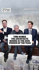 73K views · 547 reactions | Meet the tech titans of Time's 2025 person of the year: The architects behind AI. 烙 | Yahoo Finance | Facebook