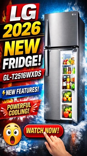 LG New 2026 Fridge GL-T2516WXDS 🔥 Full Demo | Best Double Door Fridge#shorts #fridge