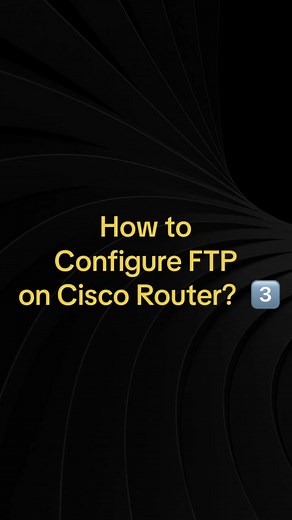 Part 3️⃣ How to Configure FTP on Cisco Router⁉️🔗 in 🅱️ℹ️🅾️ for networking study guide👨‍💻 #Cisco #ciscocommand #networkengineer #cisconetworking #ciscoccna #sysadmin #networktok #computerengineering #techtok #sysadmins #IT #technology #configuration #ciscorouter #ccna #Cisco #ftp #router #packettracer