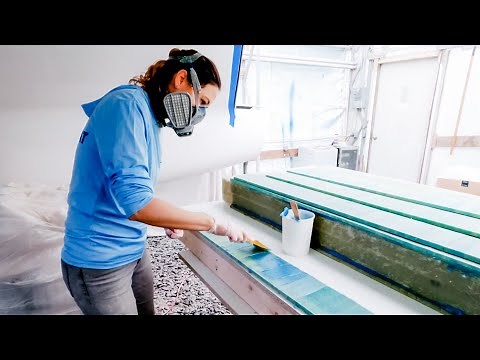 CATAMARAN BUILD - Our Daggerboard Case Halves Are Now ONE! (MJ Sailing - Ep 234)