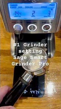 #1 Grind Setting for Sage Smart Grinder Pro Part 2