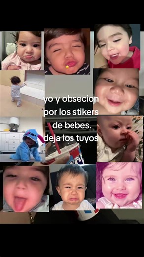 Obsesión por los stickers de bebés