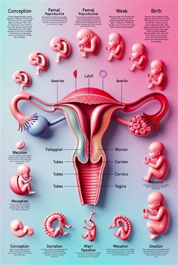 How Human Life Begins: From Conception to Fetal Development 👶#shorts #miracleinmotion #conception
