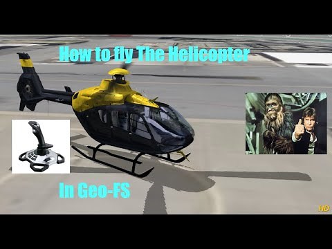 How to fly the HELICOPTER in Geofs in 4 easy steps
