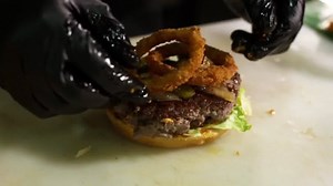 2.1K views · 302 reactions | Introducing RoadHouse Kitchen Smash Burgers with the juiciest patty between grilled buns, fried onion rings, jalapenos and cheese. Visit Roadhouse Kitchen and try it out now!  #RoadhouseKitchen #SmashBurgers #SmashLikeYouLeanIt | RoadHouse Kitchen | Facebook