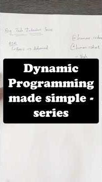 Dynamic Programming Series — From Recursion to Optimization | Crack Coding Interviews