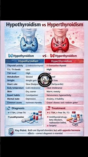 Hypothyroidism vs Hyperthyroidism: Key Differences You Must Know