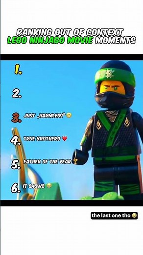 Ranking Lego Ninjago Movie Moments 😭