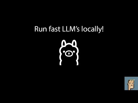 Run the newest LLM's locally! No GPU needed, no configuration, fast and stable LLM's!