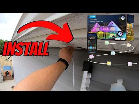 Govee Permanent Outdoor Lights (Christmas Lights / Holiday Lights DIY)