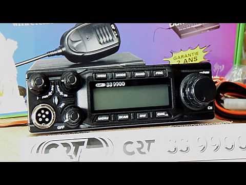 CRT SS 9900 / Anytone 6666 10 11 m radio un-boxing - on air test