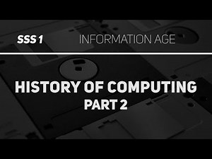 History of Computers -Part 2 (Data Processing SSS 1)