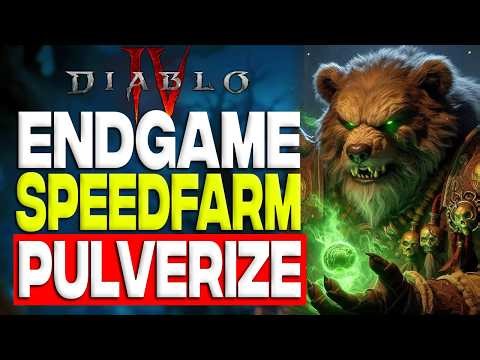 The MOST OVERPOWERED Druid Speed Farming Build! | Diablo 4 S10
