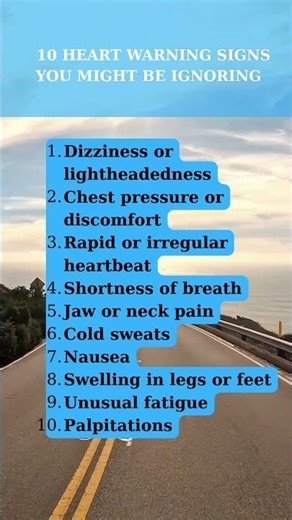 10 Heart Warning Signs You Should Never Ignore