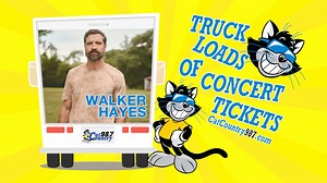 Truck Loads of Tickets for Walker Hayes and Ingrid Andress continues today in the hours of 8a, 11a, 3p, and 5p. Listen for the Ticket Truck and be the 9th Caller at 850-430-1987! | Cat Country 98.7