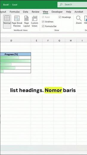 How to Display Row Numbers in Excel #computertutorial #excel #exceltutorial #exceltips #exceltrick