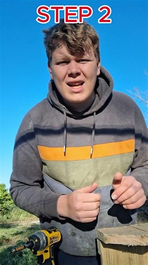 DIY Birdhouse in 60 Seconds - Budget Friendly #diy #woodworking #shorts