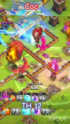 TH 12 attack on my village #clashofclans #coc
