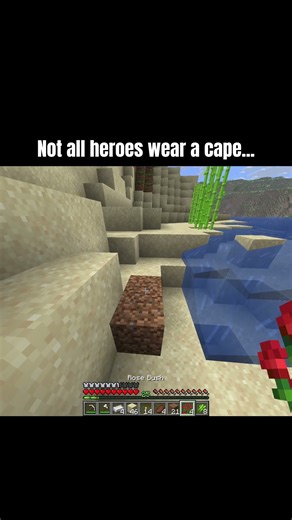 Not all heroes wear a cape... #minecraft #minecraftshorts #shorts