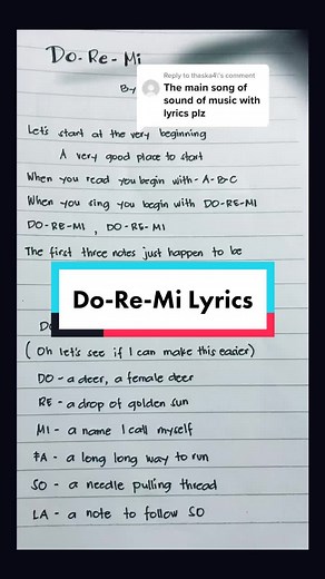 Do-Re-Mi Song by Julie Andrews: Lyrics, Chords, and Notes