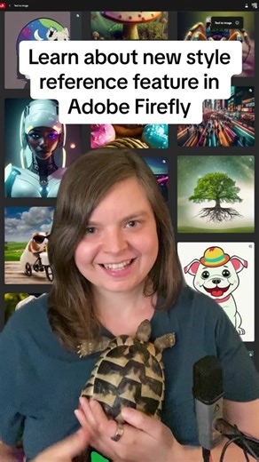 Tutorial: How to generate images in different styles using reference image library in Adobe Firefly It's a new feature! Write a prompt and experiment with styles from the library or upload your own as a reference. #AdobeMAX #CommunityxAdobe