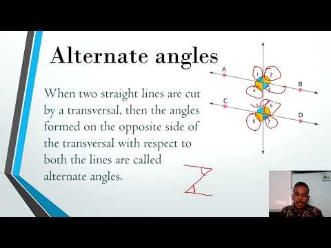 Parallel lines and transversal B Ed Digital Teaching Maths