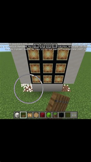 Tic tac toe mini game build in minecraft #shortfeed #minecraft