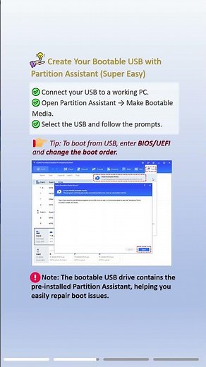 How to Create a Windows 11/10 Bootable USB (Easy Guide) #boot #usb #windows #pctips #windows10