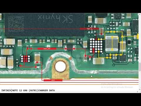 INFINIX NOTE 12 G96 X670 Charging Problem Data Ovp ic Bypass Battary Connector BSL ID Problem ways H