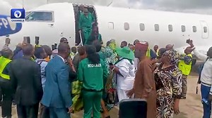 BREAKING: D'Tigress Arrive Nnamdi Azikiwe International Airport, Abuja With Trophy #ChannnelsTVNews | Channels Television