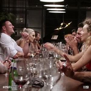 71K views · 412 reactions | Our couples are letting their hair down at tonight’s dinner party!  #MAFS | Married At First Sight Australia | Facebook