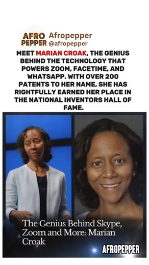 Beyond tech, she’s a strong advocate for diversity in STEM, mentoring young innovators. 🎥@black.chronicles #afropepper #blackculture #blackjoy #blackbrilliance #africandiaspora #diasporaconnections | Afropepper