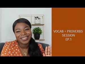 Yoruba Quick Vocab + Proverbs Sessions || Learn Yoruba Quickly Ep.1 || Lets Learn Yoruba