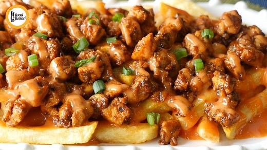 This Dynamite loaded fries recipe will definitely have everyone asking for more. #HappyCookingToYou #FoodFusion Written Recipe: http://bit.ly/2Wdepyc Visit Our Website: https://www.foodfusion.com Download iOS & Android app: https://www.foodfusion.com/app | Food Fusion
