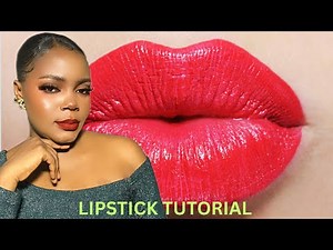 How To Apply Red Lipstick Perfectly | tutorial for makeup beginners