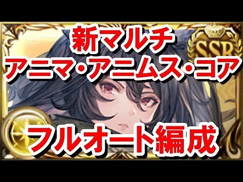 新マルチ(アニマ・アニムス・コアHL) フルオート用編成 【グラブル】