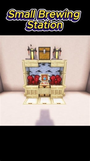 Small Brewing Station #minecraft #shorts