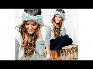 KNITTING TUTORIAL - TURBAN HEADBAND