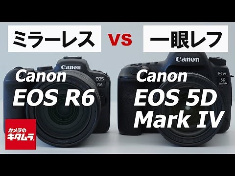 [Camera Comparison] What's the difference between the Canon EOS R6 and EOS 5D Mark IV? We compare...
