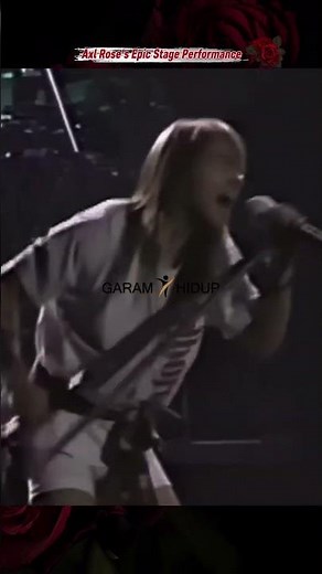 Young Axl Rose Was Absolutely Unstoppable! 🔥