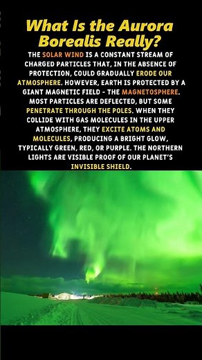 What Is the Aurora Borealis Really #science #shorts