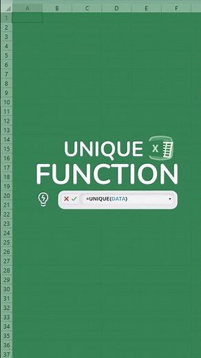 Excel UNIQUE Function | Instantly Remove Duplicate Values