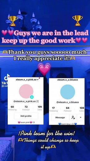 #fyppppp #fyp #fypシ #viral #pinkteam #teampinkforthewin #werewinning #pinkteam #pink #pinkisthebest #pinkteamforever thank you guys sooooooo much i love u all so much 💗💗🏆💗💗💗🫶🫶🫶🫶🫶!