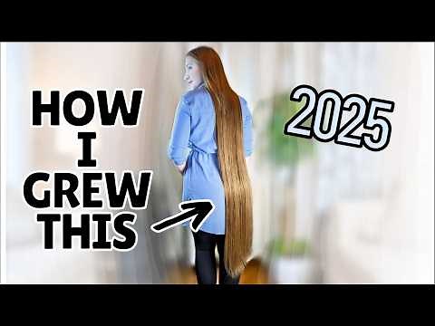 How I Grew Knee Length Hair! Long Hair Growth & Care Tips, Tricks, Advice How To Grow (2025 Version)