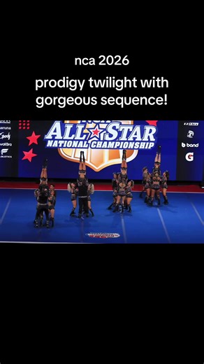 in love with these stunts! #allstarcheer #nca #prodigyallstars #prodigytwilight #cheerstunt