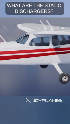 Static dischargers on airplanes #aerospaceengineering