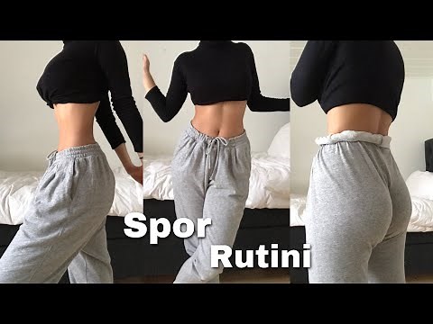 İnce bel yuvarlak kalça | Evde yapılabilir egzersiz | Bacakları kalınlaştırmadan kalça şekillendirme